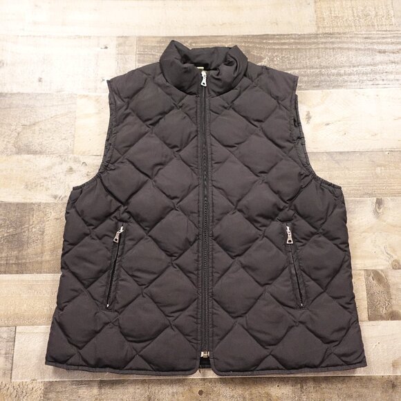 Vintage Tommy Hilfiger Quilted Puffer Vest - Black, Size L down fill - Picture 1 of 9
